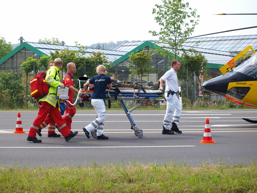 Schwerer Unfall mit Reisebus Lohmar Donrather Dreieck P058.JPG